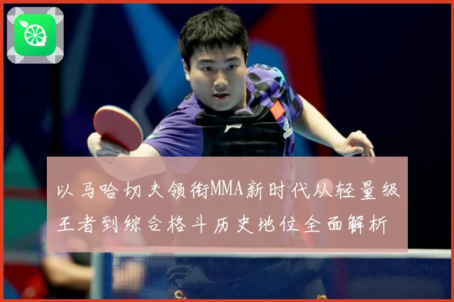 以马哈切夫领衔MMA新时代从轻量级王者到综合格斗历史地位全面解析-深度解析